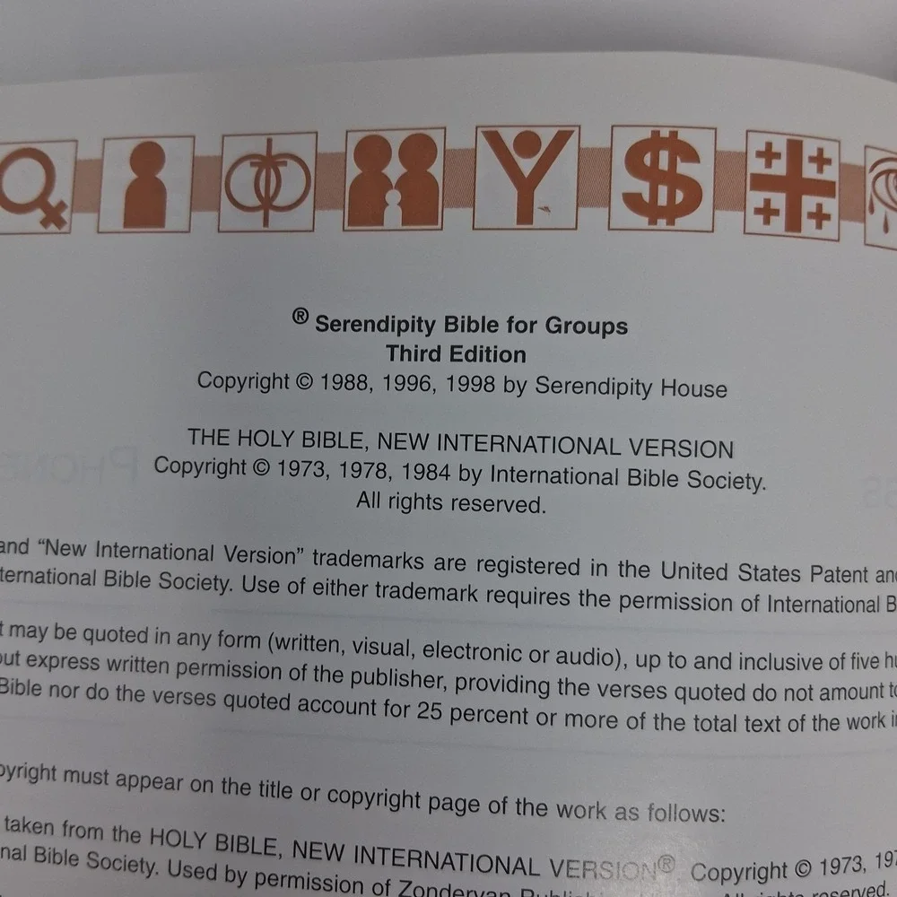 Serendipity Bible for Groups Third Edition New International Version NIV‎